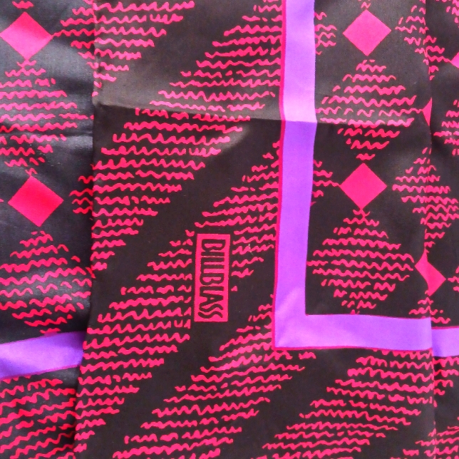 Vintage Bill Blass Scarf 100 Silk